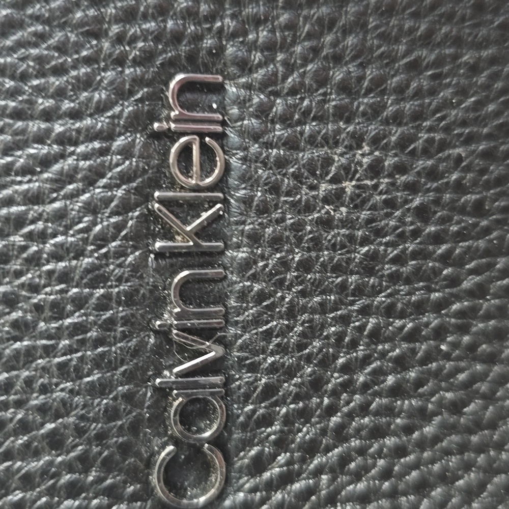 Calvin Klein Embroidered Satchel Crossbody Bag - Picture 2 of 10